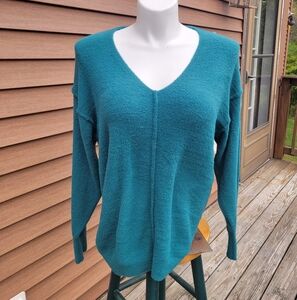 Wilfed Free ( Aritzia) Oversized Super Soft Small Vneck Sweater